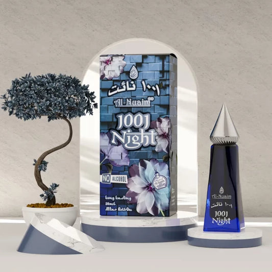1001 Night 20ml – Exotic Concentrated Perfume Oil (Attar) – 100% Pure & Alcohol-Free