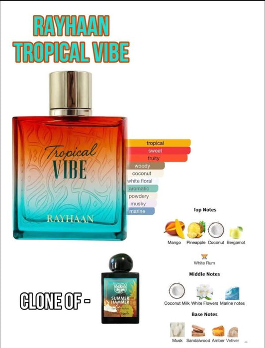 Rayhaan Tropical Vibe | Eau de Parfum 100ml | by Rayhaan