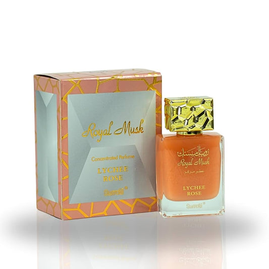 Royal Musk Lychee Rose Concentrated Perfume Oil 30 ml by Surrati