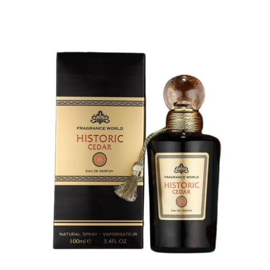 Historic Cedar By Fragrance World - 100ml Eau De Parfum
