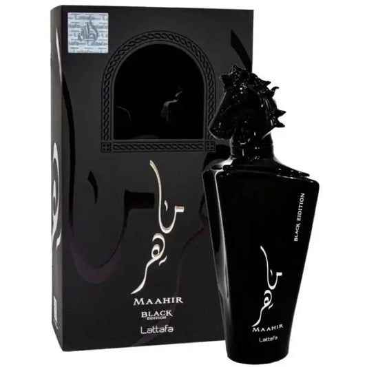 Maahir Black Edition By Lattafa - 100ml Eau De Parfum