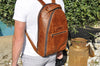 The AB Laptop Backpack ( Full Leather ) - DrezzCo.